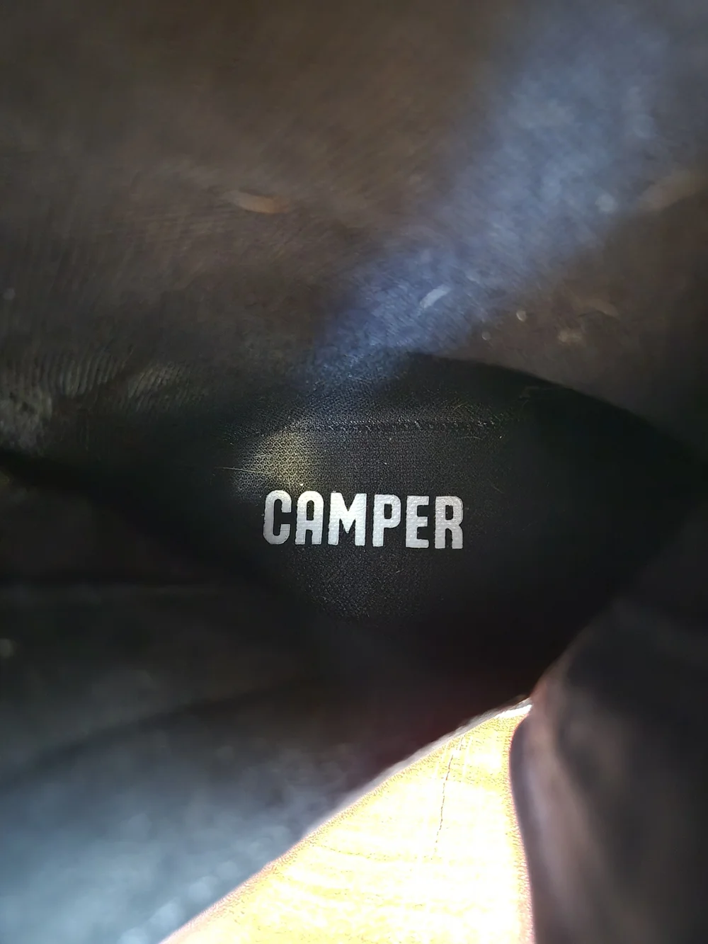 Camper Formiga Leather Riding Boots Black - 35/5 US